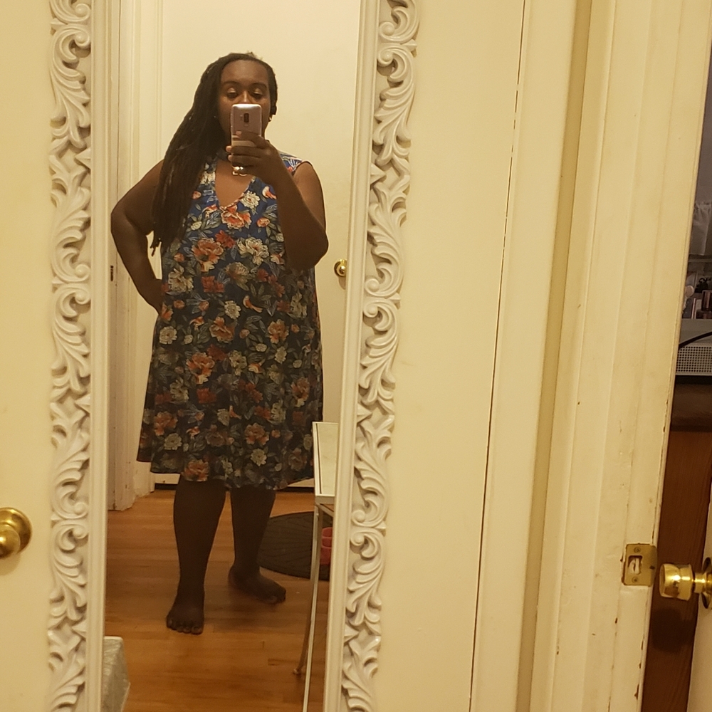 Plus size sleeveless dress